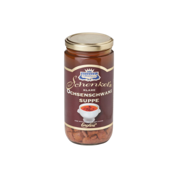 Schenkel Ochsenschwanz-Suppe, klar, 400ml